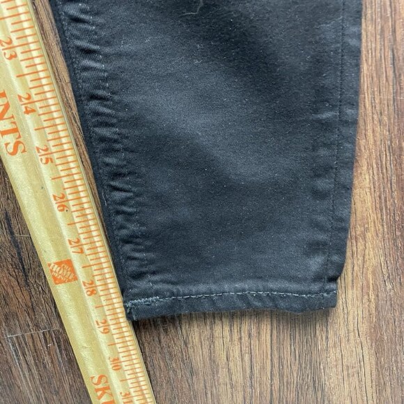 True Religion Black Super Skinny Rose Embroidered Jeans Womens Size 29x29 - Picture 8 of 11